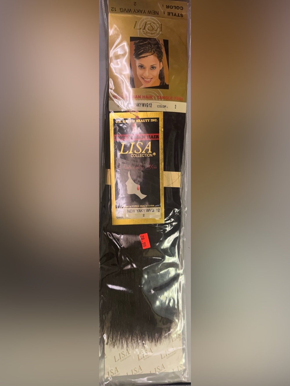 Lisa Collection. 100% human hair. New yaky.